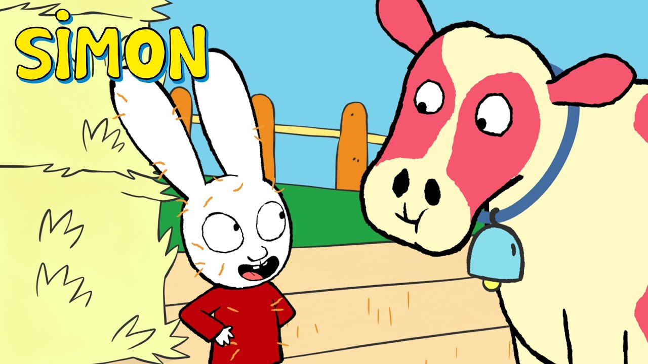 Simon Rabbit Farm Animals Let’s go to the farm 🐮🚜 | पूरा एपिसोड | Simon Hindi | सीज़न २ | बच्चों ...