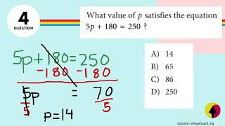 Preparing for PSAT 8/9 Module 1 Question 4