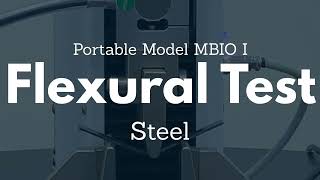 Flexural Testing of steel with a Universal Testing Machine - Biopdi