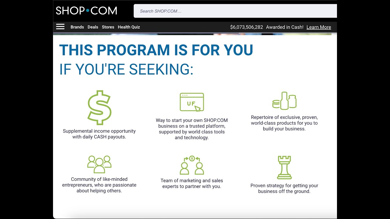 How to Turn Online Shopping Into Income (SHOP.COM Explained) - YouTube