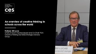 Bill Lucas shares the 2022 annual report on creative thinking on October 17, 2022 at OECD, Paris