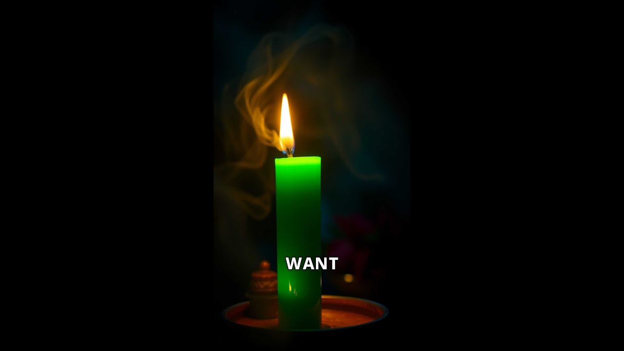 Manifesting Wealth with a Green Candle Spell