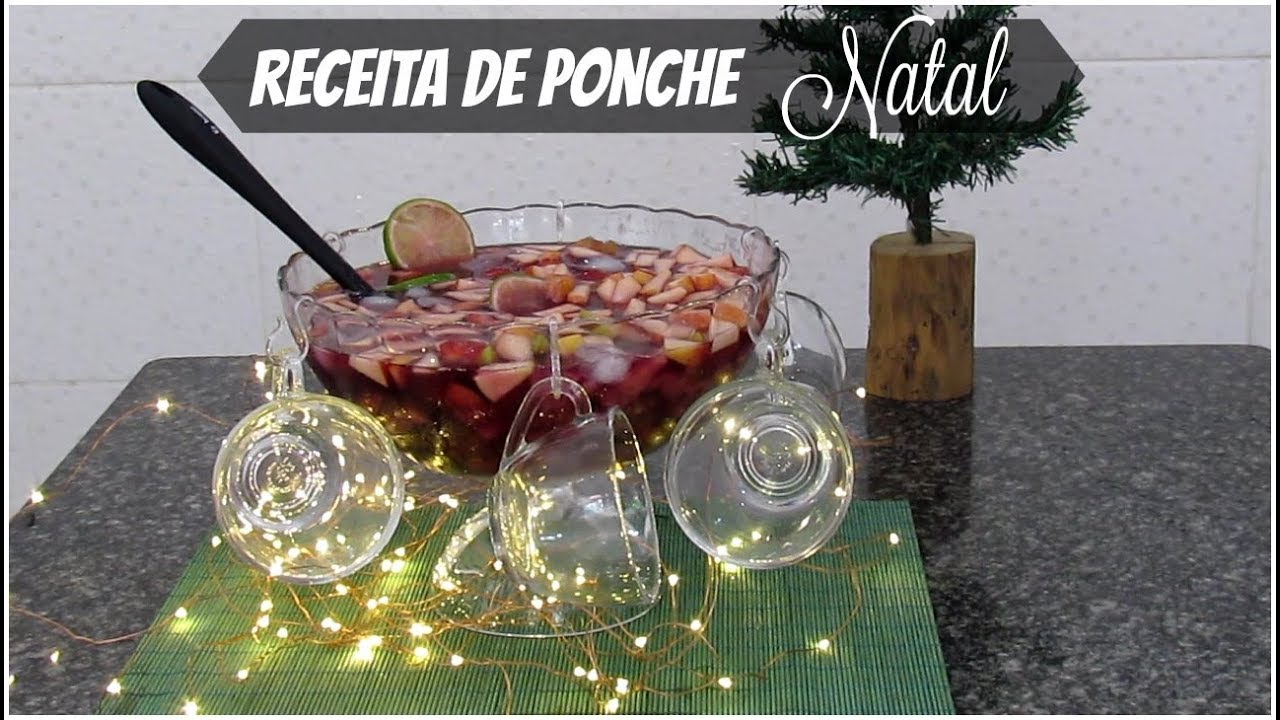 RECEITA DE PONCHE  E  DIY PONCHEIRA LETICIA ARTES