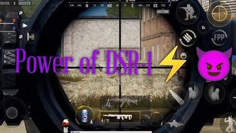 DSR -1😎 is better than AWM❤ in PUBG NEW STATE