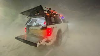 Truck Camping in a Blizzard   Christmas Special