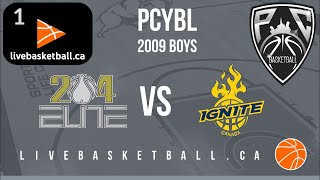 PCYBL - Ignite 2009 Boys vs 204 Elite 2009 Boys