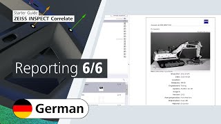 Reporting in ZEISS INSPECT Correlate (6/6)