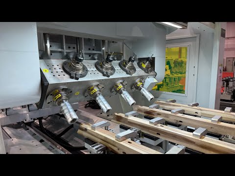 Hot trend công nghệ 2025| Máy Cnc 4 trục 16 dao kẹp lật Woodmaster 