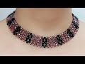 New Easy Beautiful Necklace Making | Beaded Necklace Making @Jewelry.Crystals #necklace #shorts