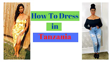 Como as pessoas se vestem na Tanzânia?