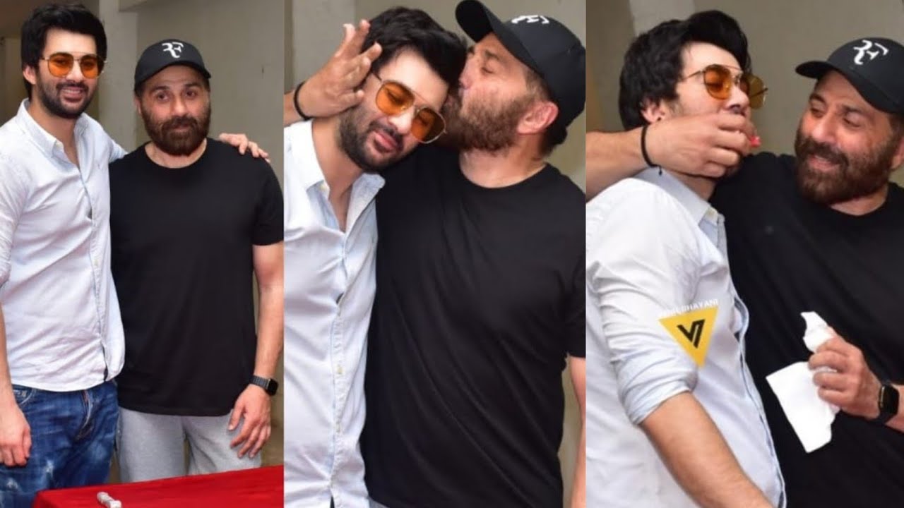 Karan Deol celebrate his birthday with Dad Sunny Deol at Sunny Super Sound 💕🎂🎉