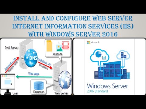 WS2016 #09 - Installing & Configuring Web Server IIS (Internet Information Services) - KH168