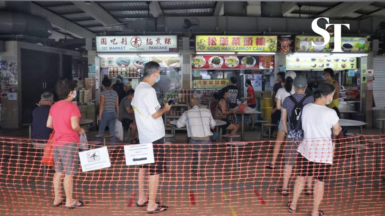 Most new vaccinationbased rules at hawker centres YouTube