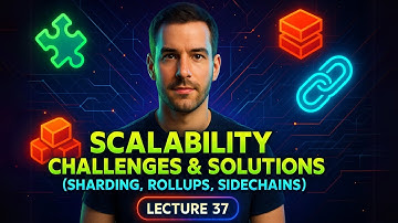 Blockchain Scalability Explained|Sharding, Rollups & Sidechains