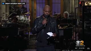 Dave Chappelle makes a controversial return on Saturday Night Live