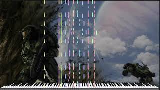 [MIDI/Synthesia] Halo 3: Behold A Pale Horse (OST with Piano Roll)