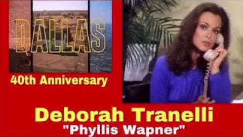 Deborah Tranelli DALLAS 40th Anniversary Interview Promo