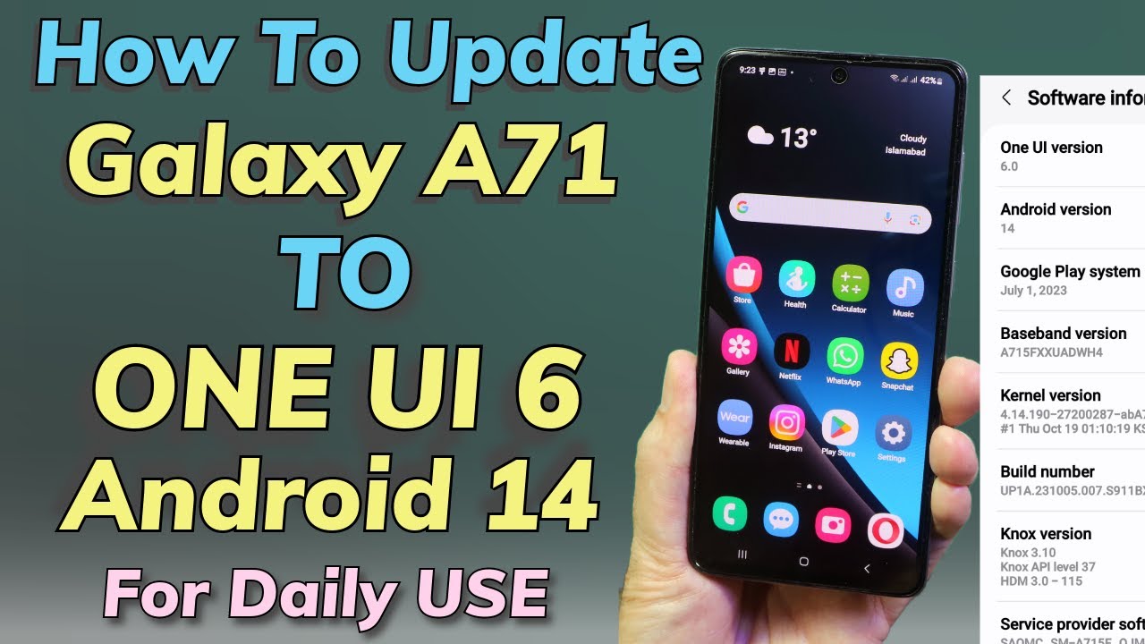 Samsung A71 Android berapa? Versi, Update & Cara Cek Android Samsung A71 Android berapa? Versi, Update & Cara Cek Android