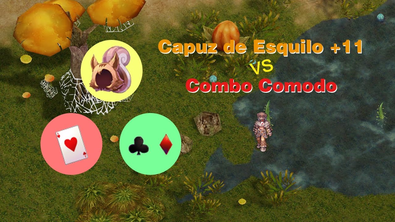 Renegado de arco crítico - Comparativo entre Capuz de Esquilo e combo Comodo