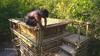 Как построить удивительную современную грязевую виллу дом и бассейн в глубоких джунглях
