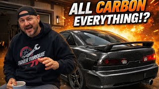 I Might Have Gone Too Far…..Carbon Acura Integra Build