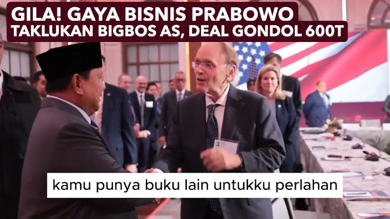 GILA, GAYA BISNIS PRABOWO - Taklukan Big Bos AS Deal Gondol 600T