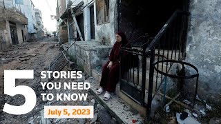 July 5, 2023 China Curb On Chips, Israel Raid On Jenin, Russia Drones, July 3 Hottest Day, Ups