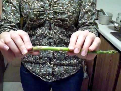 Never have chewy asparagus again! youtube Stue asparagus
