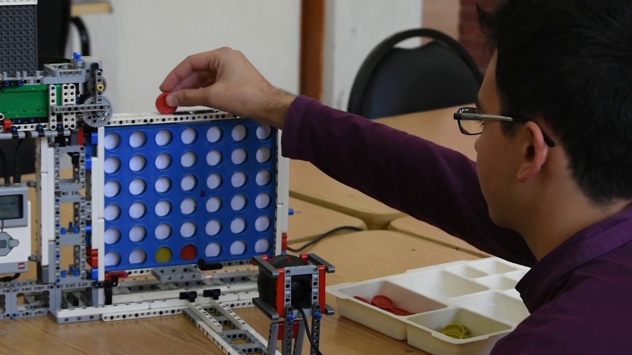 Connect Four Robot | Using (Computer Vision - LEGO - Minimax Algorithm ...
