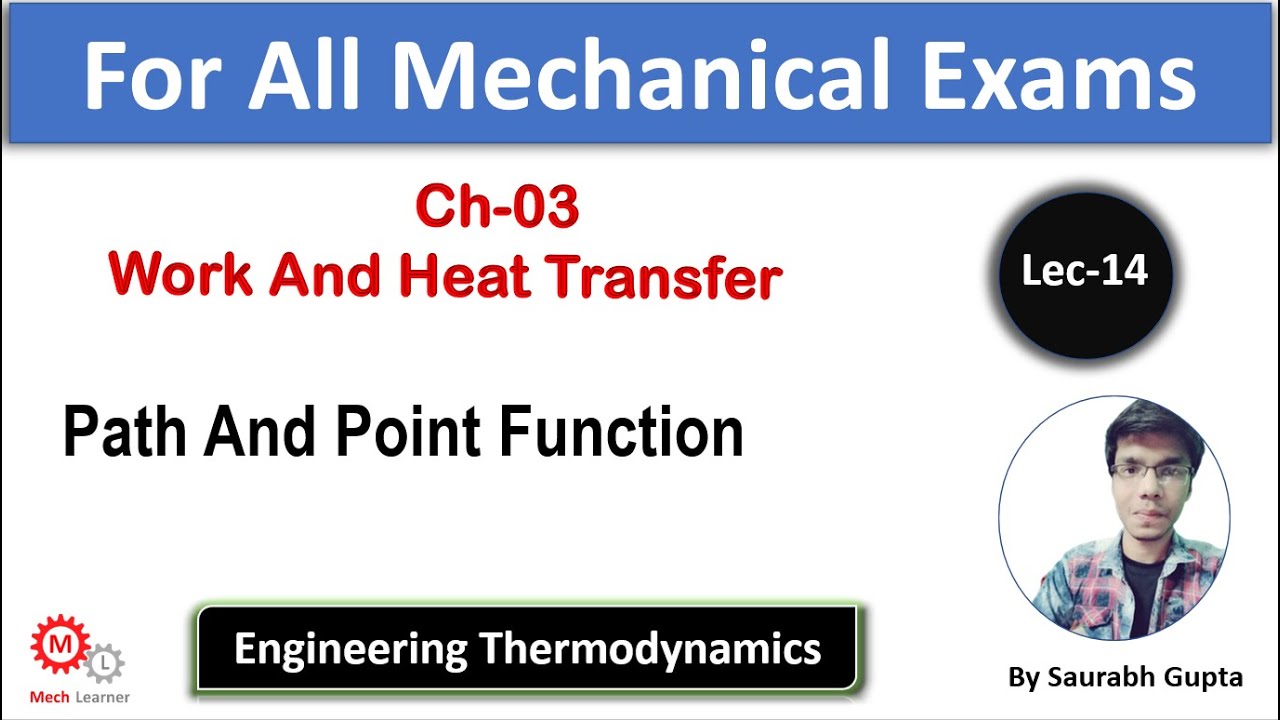 Path Function And Point Function || Engineering Thermodynamics-14 ...