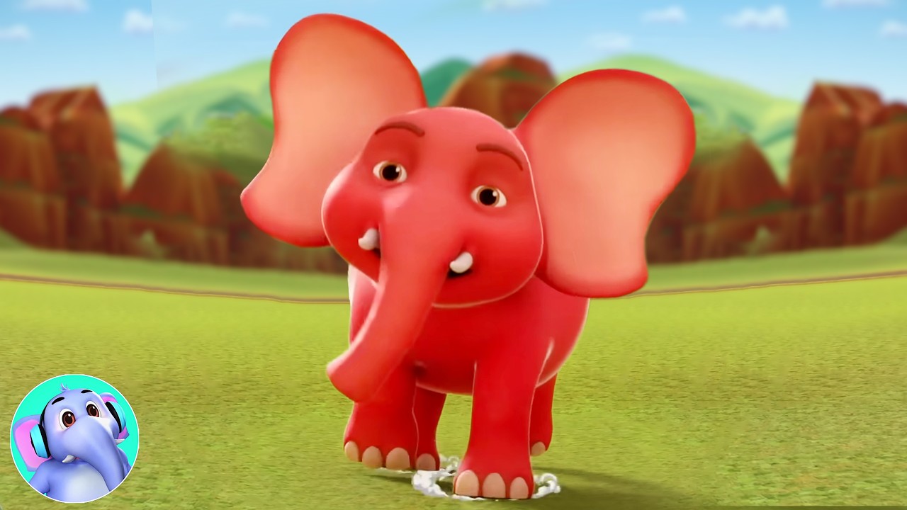 🔴 Ek Mota Hathi, एक मोटा हाथी, Hathi Raja + Non Stop  Elephant Rhymes for Children - LIVE