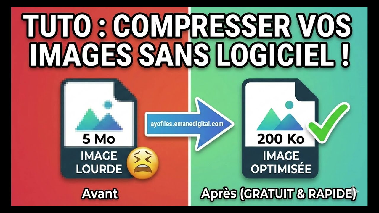 Comment compresser vos images gratuitement en ligne | Tuto AyoFiles
