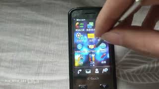 K-touch E500 Phone menu browse, ringtones, games, wallpapers