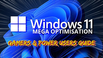 Windows 11 MEGA OPTIMIZATION Guide - Tips and tricks to speed up your PC!