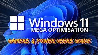 Windows 11 MEGA OPTIMIZATION Guide - Tips and tricks to speed up your PC!