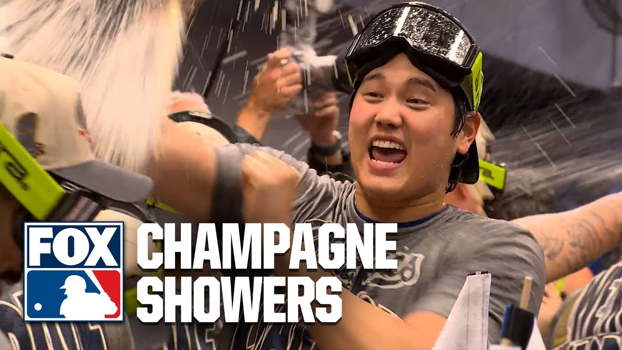 Dodgers' EPIC Locker Room Celebration 🍾 2025 World Series Champions