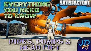 Pipes, Pumps, Spaghetti and Head Everything you Need to know 🏭 Satisfactory ⚒️ Tutorial, Walkthrough