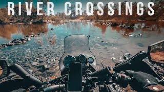 River crossings on my solo motorcycle camping adventure, in the Bungle Bungles  S2 Episode 19