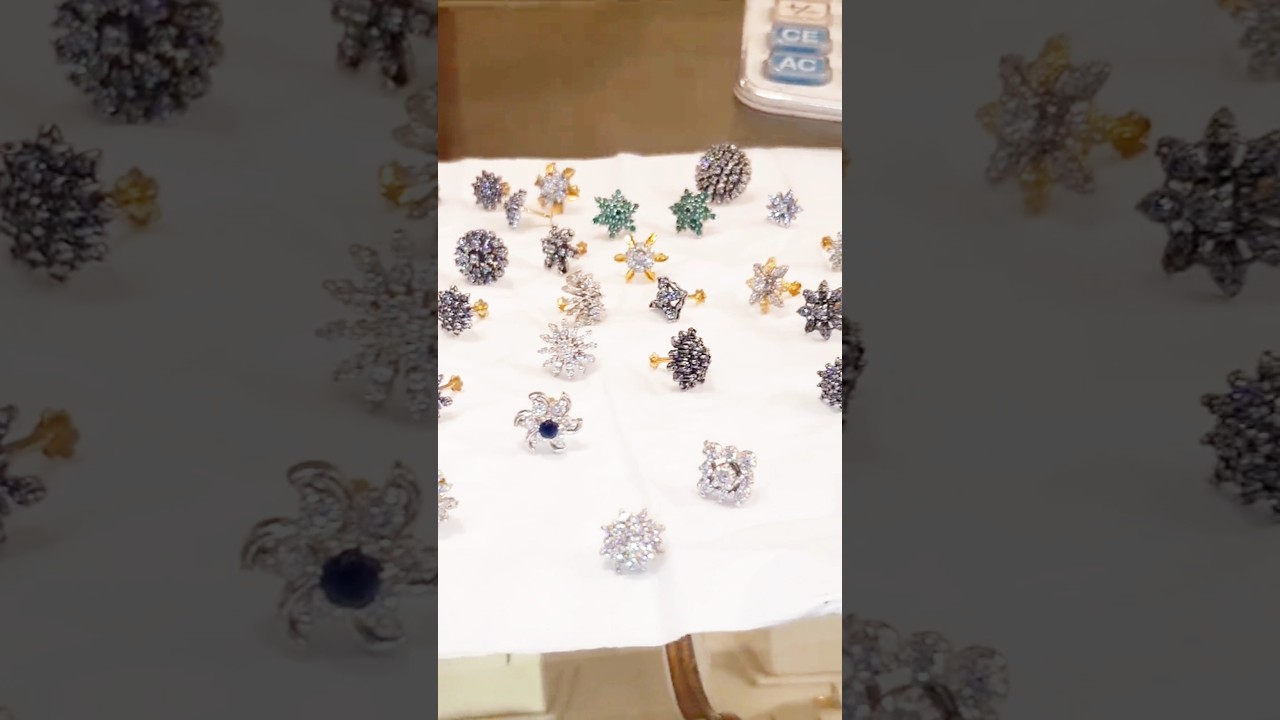 Platinum White Gold Nose Pins 