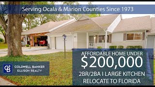 Affordable Florida Home in Ocala Fl, Move in Ready Under $200,000 Relocate to Florida Today