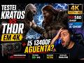 Testei Kratos vs Thor em 4K | RX580 + I5 13400F aguenta?