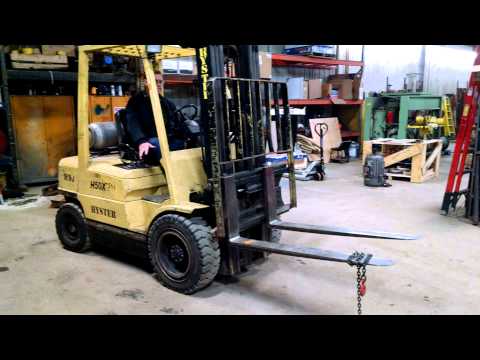1999 Hyster H50 XM Forklift YouTube