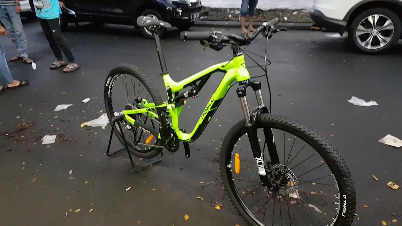 Sepeda Thrill Ricochet 5 Terbaru Internal Cable 2x9 Speed Shimano