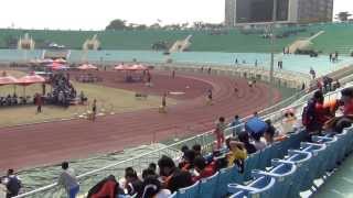 20140307 2014港都盃全國中等學校田徑錦標賽暨公開賽國男400公尺決賽 雲縣斗六國中賴冠宇奪金牌、北市金華國中黃彥喆奪銀牌、高市右昌國中朱茗漢奪銅牌。