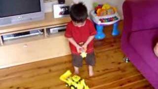 Tyler Playing With Scoop