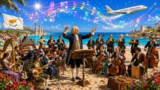 J. S. Bach - Orchestral Suite No. 2 in B minor, BWV 1067: Bourrée I & II (Magic Beach Music Video)