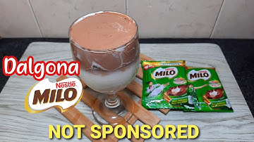 Dalgona Milo | Trending Korean Recipe | NOT SPONSORED