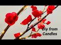 Flowers from Candles | Beautiful Flower tree | DIY from Candles | Spring DIY | Home decor ideas |