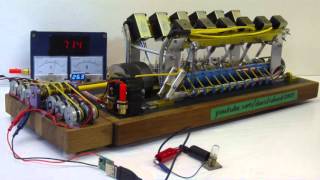 Solenoid Engine + Generator Set Test