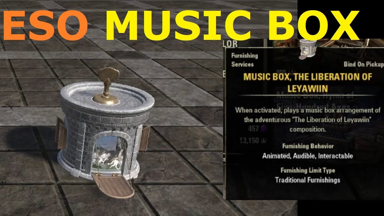 ESO MUSIC BOX! Liberation of Leyawiin (Theme Song) Elder Scrolls Online Soundtrack YouTube